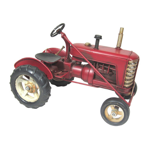 Model vintage tractor - , tin