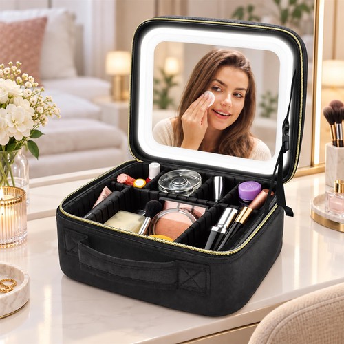 Black portable makeup vanity - portable,