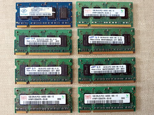 Job lot ddr2 dimm 1gb - ddr2,