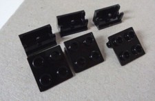 LEGO Bits 3937 6134 393726 4124096 Hinge Base 1x2 Rocking Plate 2x2 Black x3