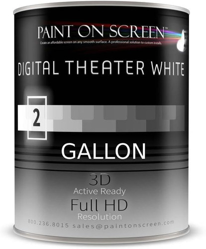 Single coat projector screen - single-coat,