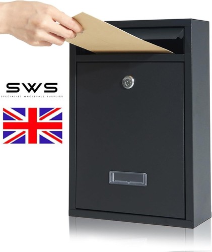 Wall mounted post box large - box,