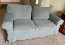 IKEA EKTORP TWO SEATER SOFA AND ARMCHAIR NEARLY NEW- NO MARKS