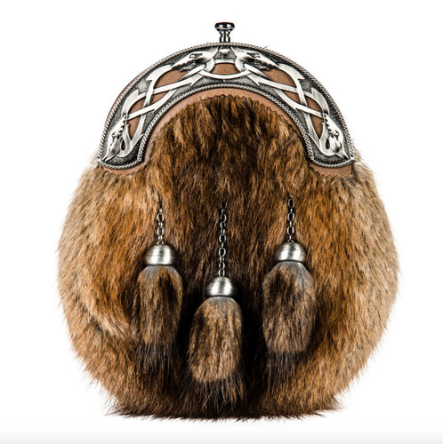 Norwood brown musquash sporran - brown,