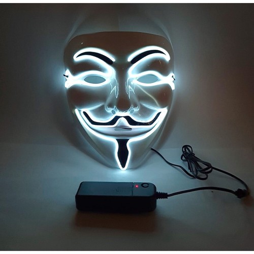 White led face mask - white, v