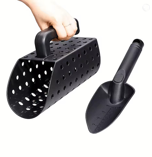 Metal detecting sand - sand, set