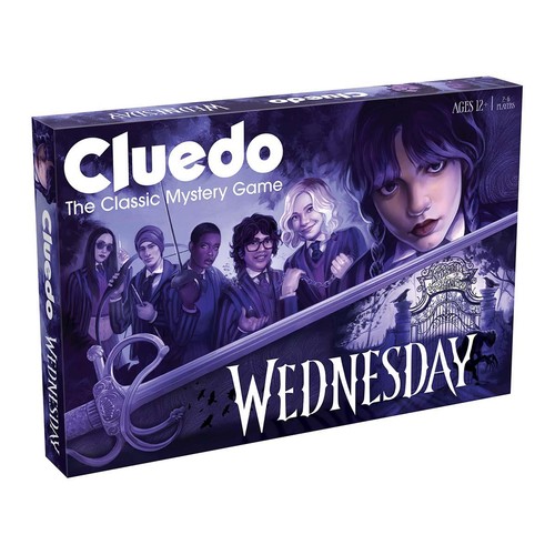 Wednesday cluedo mystery board - wednesday,