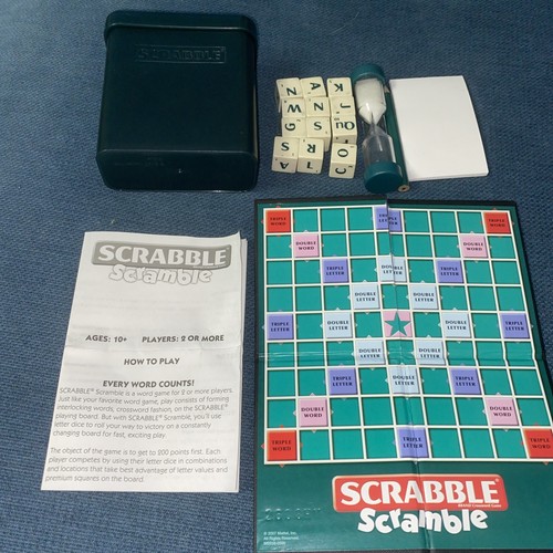 Vintage pocket scrabble - vintage,