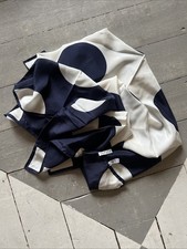 Vintage Jaeger Silk Scarf Navy