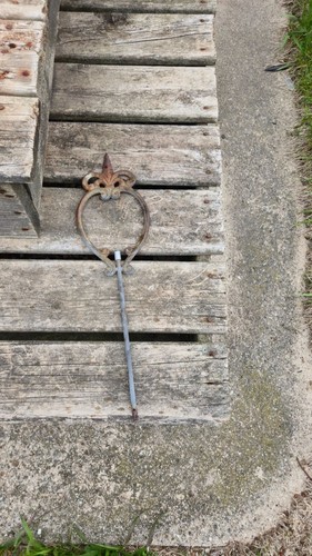 Antique wrought iron garden - antique,