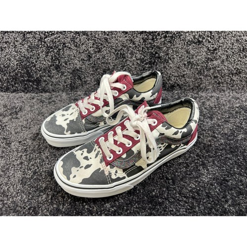 Vans old skool custom - old, cow