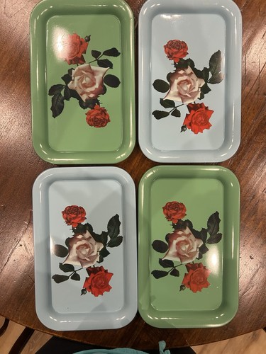 Mid century painted metal - painted,