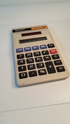 Sharp 376c calculator - sharp, solar