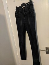 Girls Black High Waist Skinny Jeans By New Look 915 Age 13 158 Cms