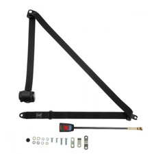 Front Automatic Seat Belt For Leyland Clydesdale - Black