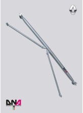 DNA Racing Rear Strut Brace With Tie Rods for Renault Clio Mk3 Mk4 Inc RS
