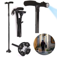 LED Folding Walking Cane for