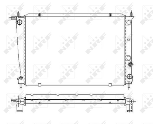 Radiator engine cooling for - engine,