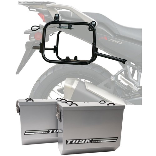 Tusk aluminum panniers with - tusk,