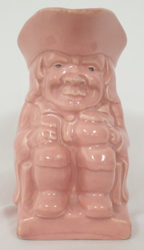 Pink toby jug 13cms - pink,