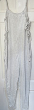 BNWT -  Mrs Hinch Jumpsuit Size 8 10 with Scrunchie - Grey - Soft & Casual - F&F