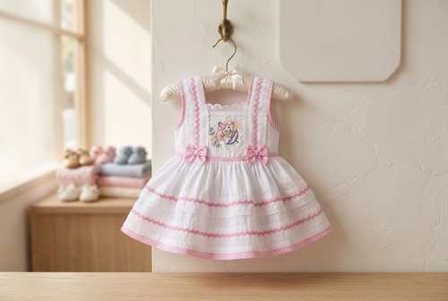 Baby girl hand embroidered - baby, hand-embroidered