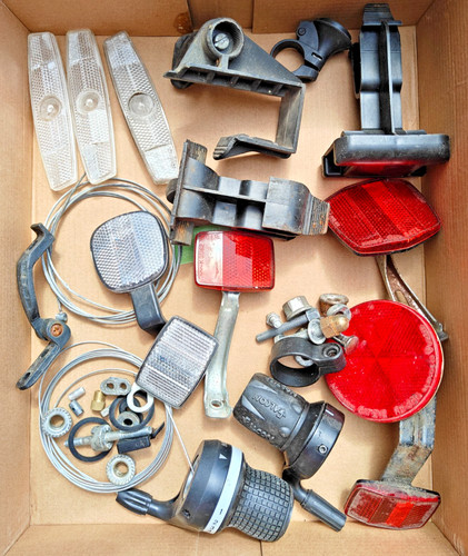 Bicycle joblot parts - parts, mixed