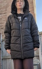Vans black MTE winter padded coat - women's size L Weatherproof - 100% polyester
