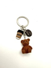 Coffee Bear Bag Charm