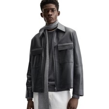 Faux Leather ZARA Man Men's