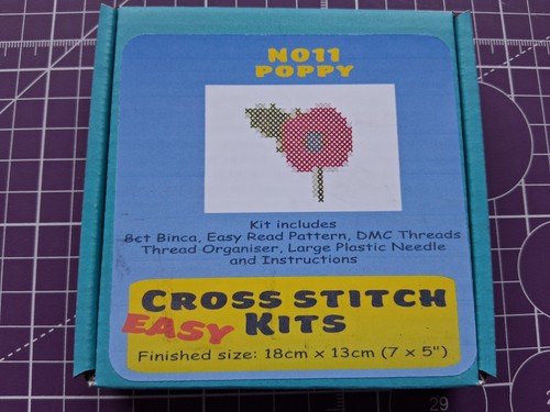 Poppy easy cross - stitch, kit