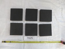 7825 -  HARD RUBBER FOAM BLOCK SET OF 6  4'' X 4'' X 3/4'' APPROX Craft Mount