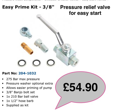 Pressure relief valve - ,