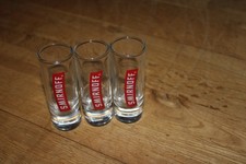Smirnoff Tall Shot Glass Red