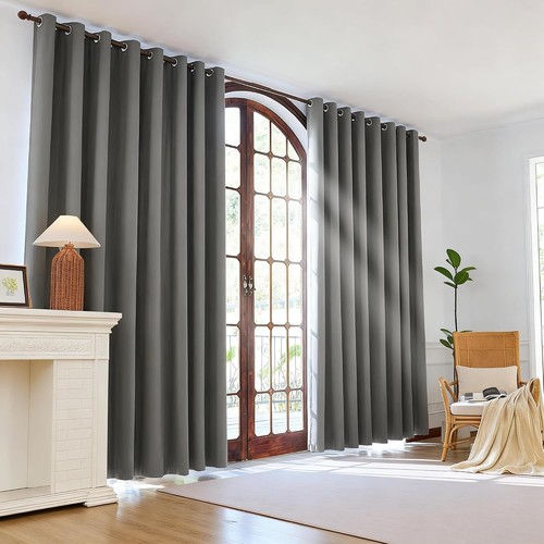 2pcs blackout curtains eyelet - blackout,