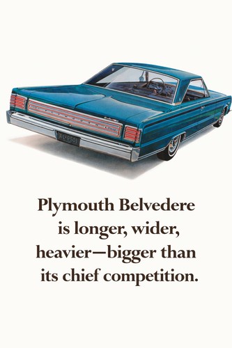 Plymouth belvedere - plymouth,