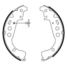Mintex Brake Shoe Set Axle Kit