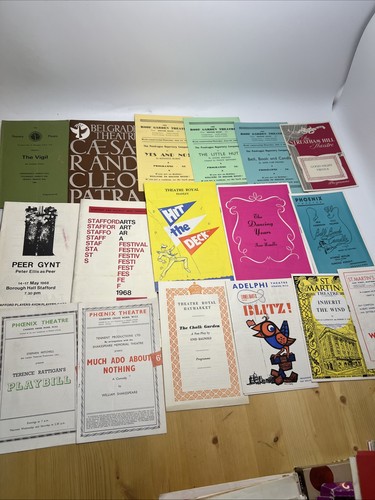 Vintage theatre programmes - theatre,