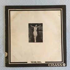 CRASS - YES SIR, I WILL + FOLDED COVER - UK VG++