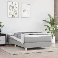 Fabric Bed Frame Light Grey