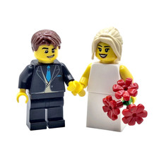 Genuine LEGO® Customizable Wedding Gift Bride And Groom Married