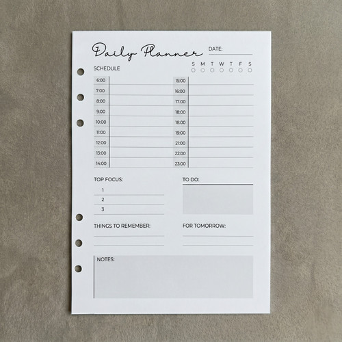 Daily planner pack a5 - pack,