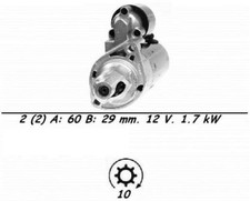 Genuine WAI Starter Motor for