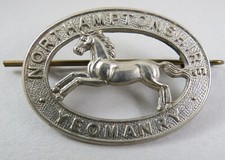 Military Badge The Northamptonshire Yeomanry British Army