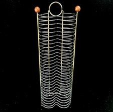 Silver Chrome Heart CD Tower