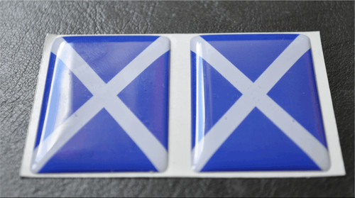 Saltire flag resin 3d - resin,