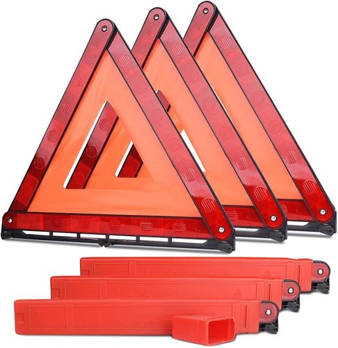 3pcs warning triangle - 3pcs,