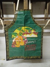 VINTAGE ANTHONY S FRUITS TOFFEE PVC APRON