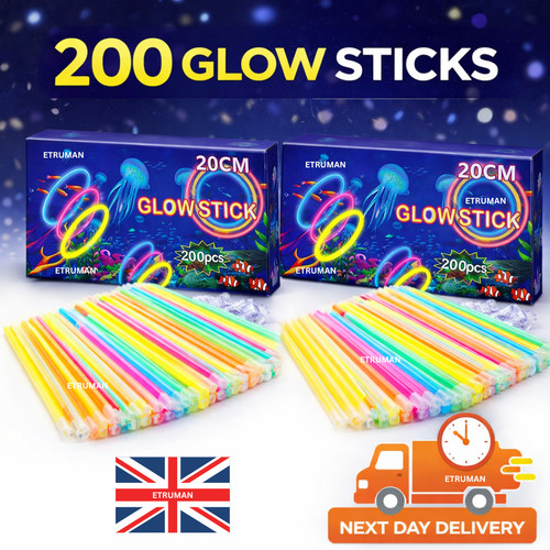 200pcs glow sticks bracelets - glow,