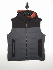 Hackett Aston Martin Racing Gilet Size XL Men's Black Grey Puffer Jacket